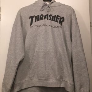 Grey Thrasher Hoodie